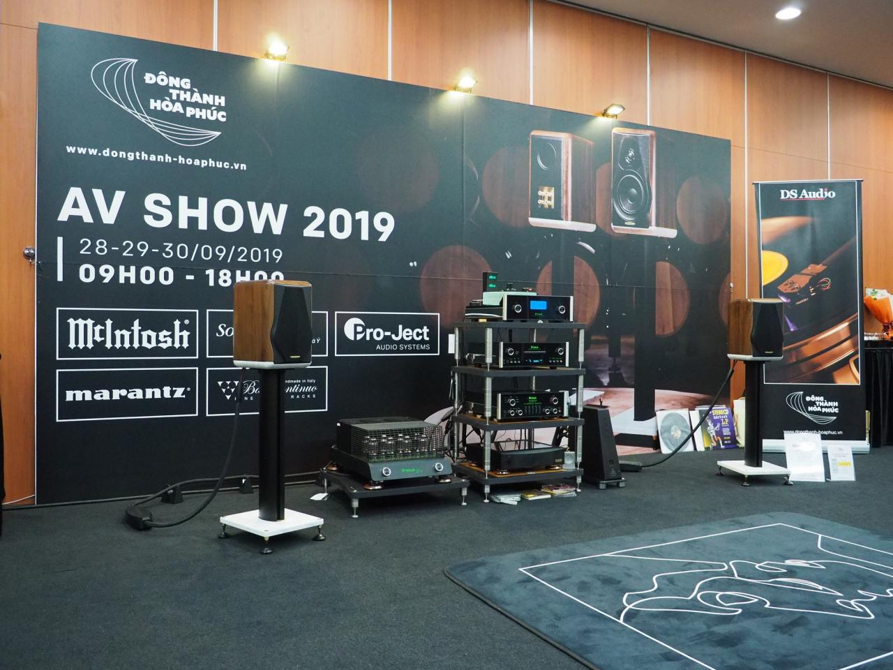 AV Show 2019 thảa mãn dân chơi âm thanh với nhiều bộ dàn chất lượng
