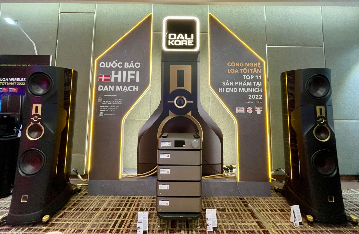Dàn âm thanh gần 40 tỷ đồng xuất hiện tại AVShow 2023