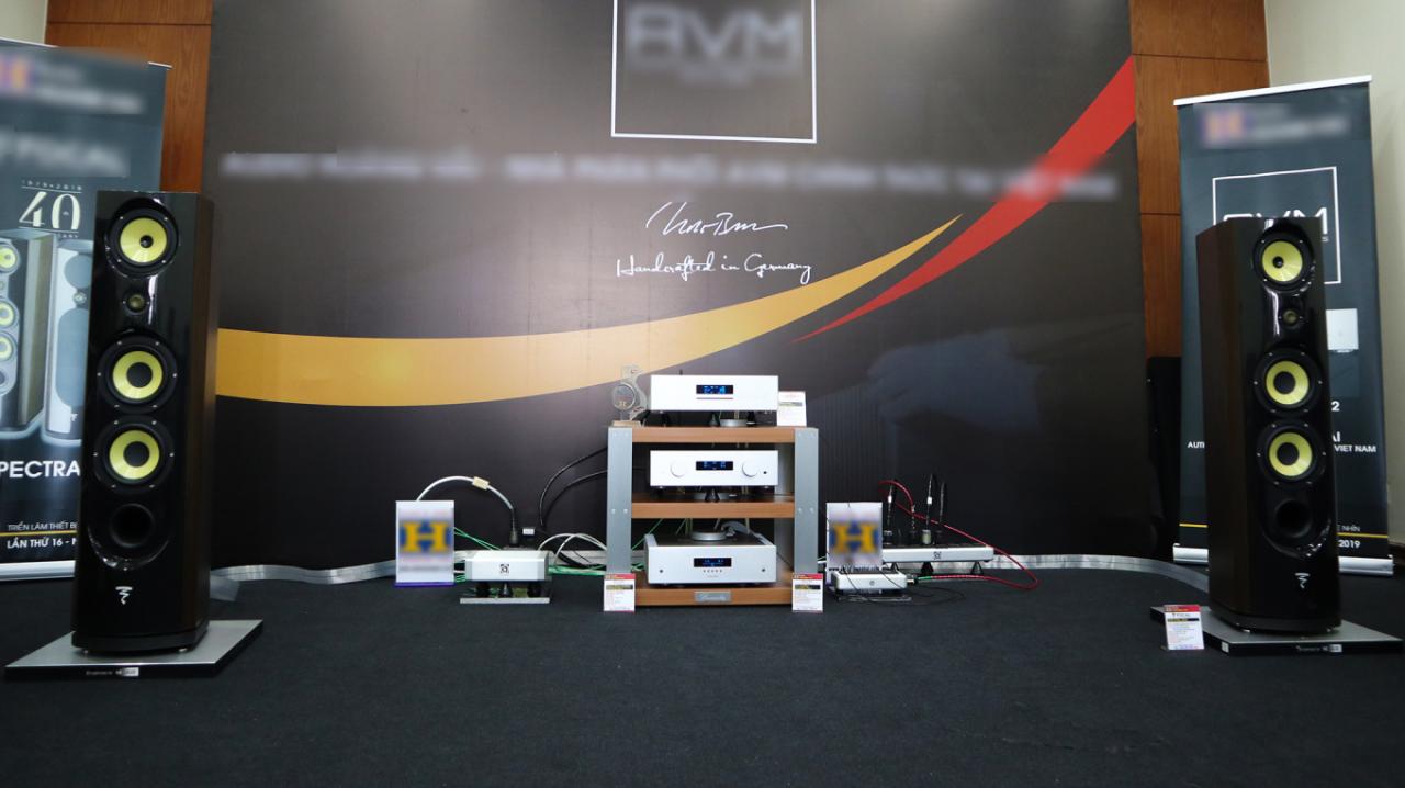 Dàn âm thanh trăm triệu chiếm ưu thế tại AV Show 2019